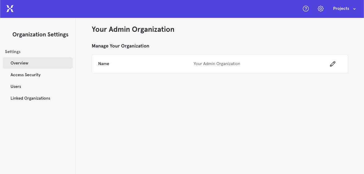 SSO Admin Organization Image